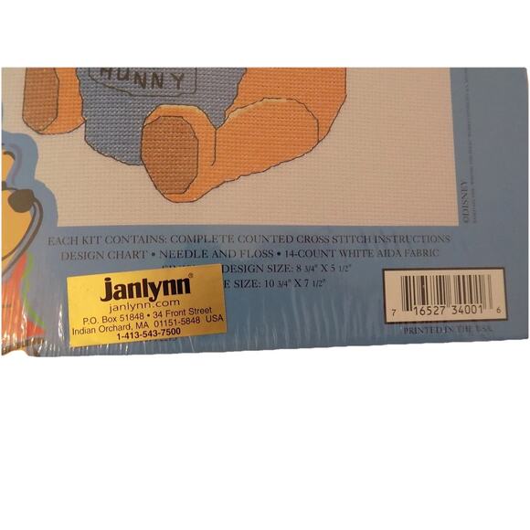 Disney Pooh Counted Cross Stitch Kit #113200 - Picture 4 of 4